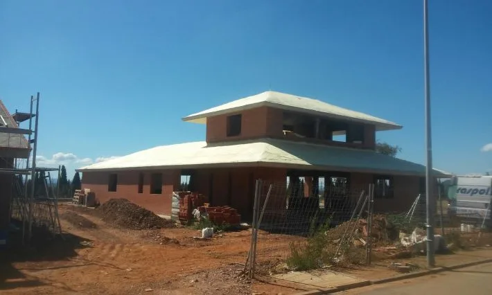 Aislamiento cubierta de un chalet