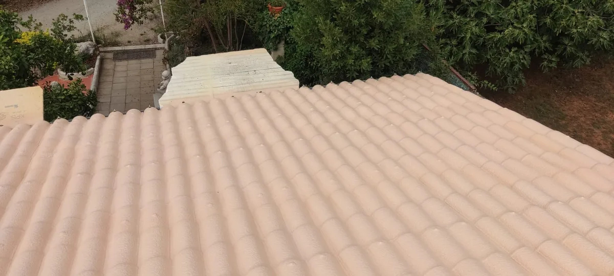 Aislamiento térmico sobre teja con poliuretano — foto 4