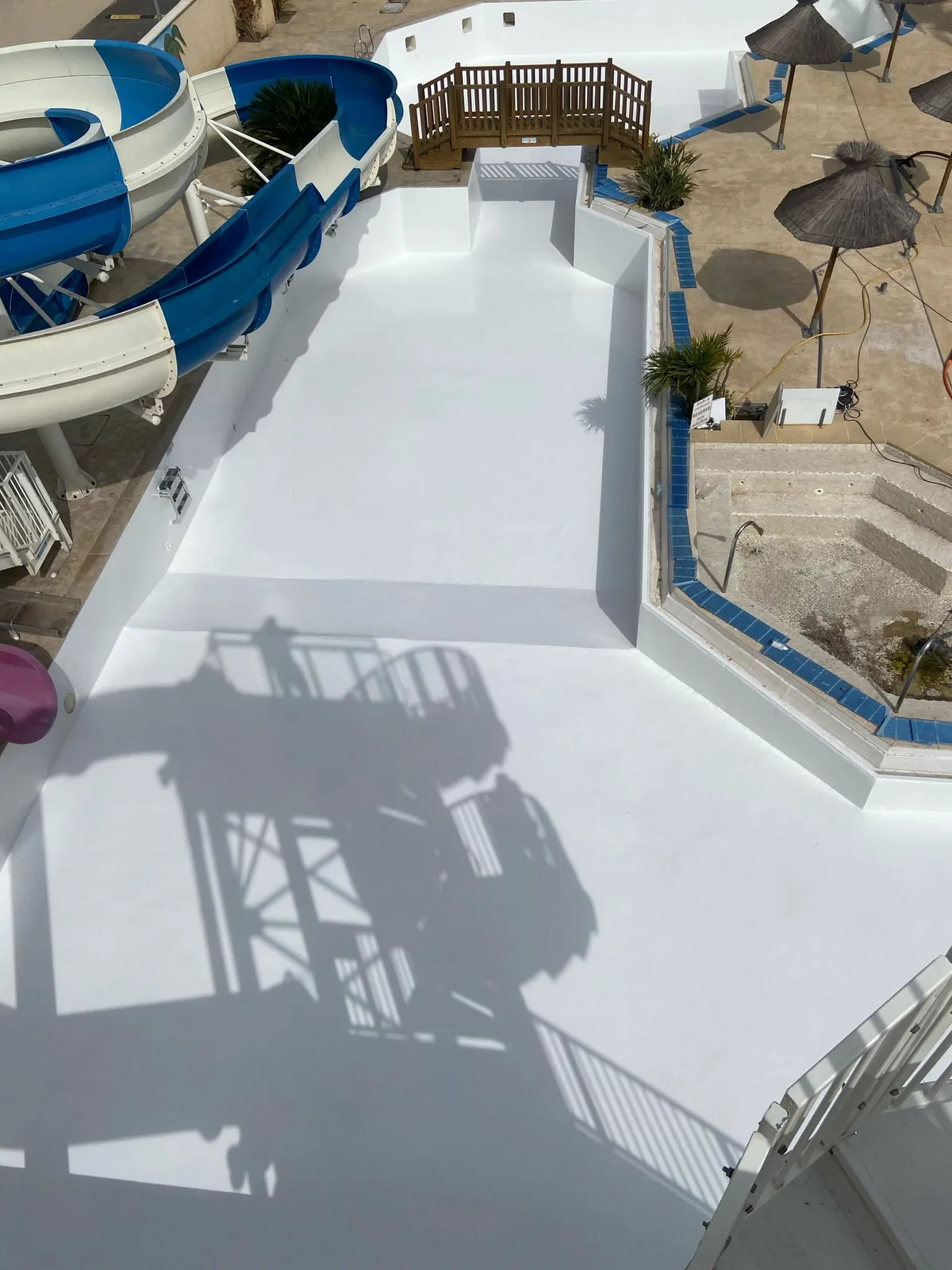 Impermeabilización con poliurea para una piscina de Montpellier
