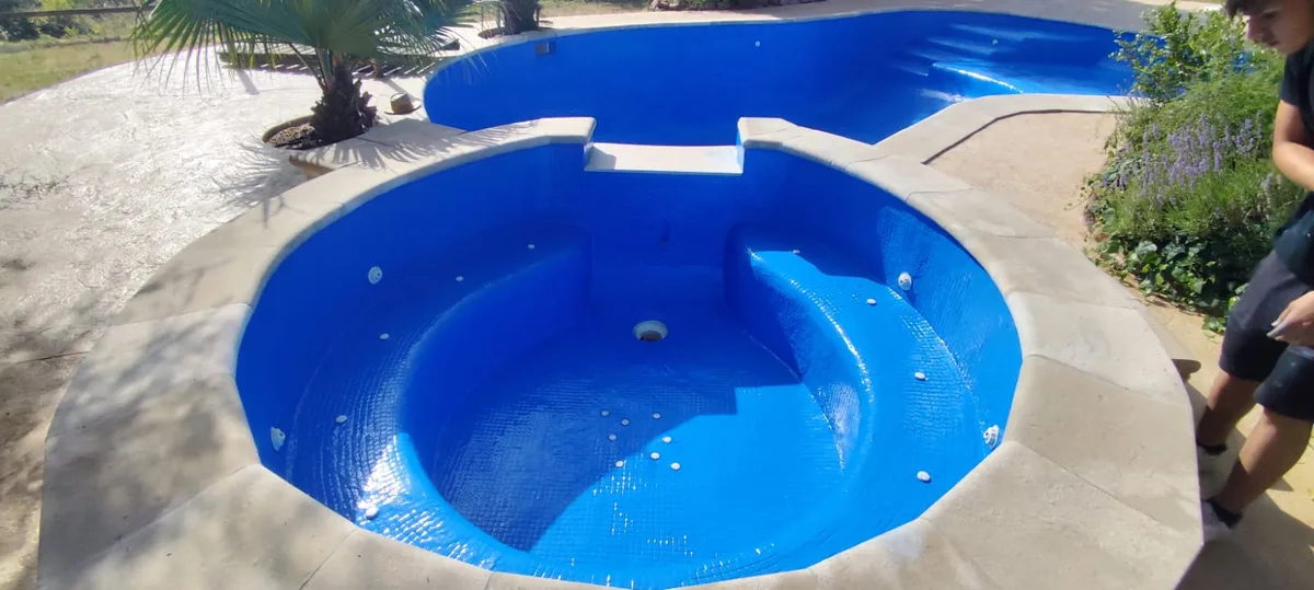 Impermeabilización de una piscina en Terrassa — foto 2