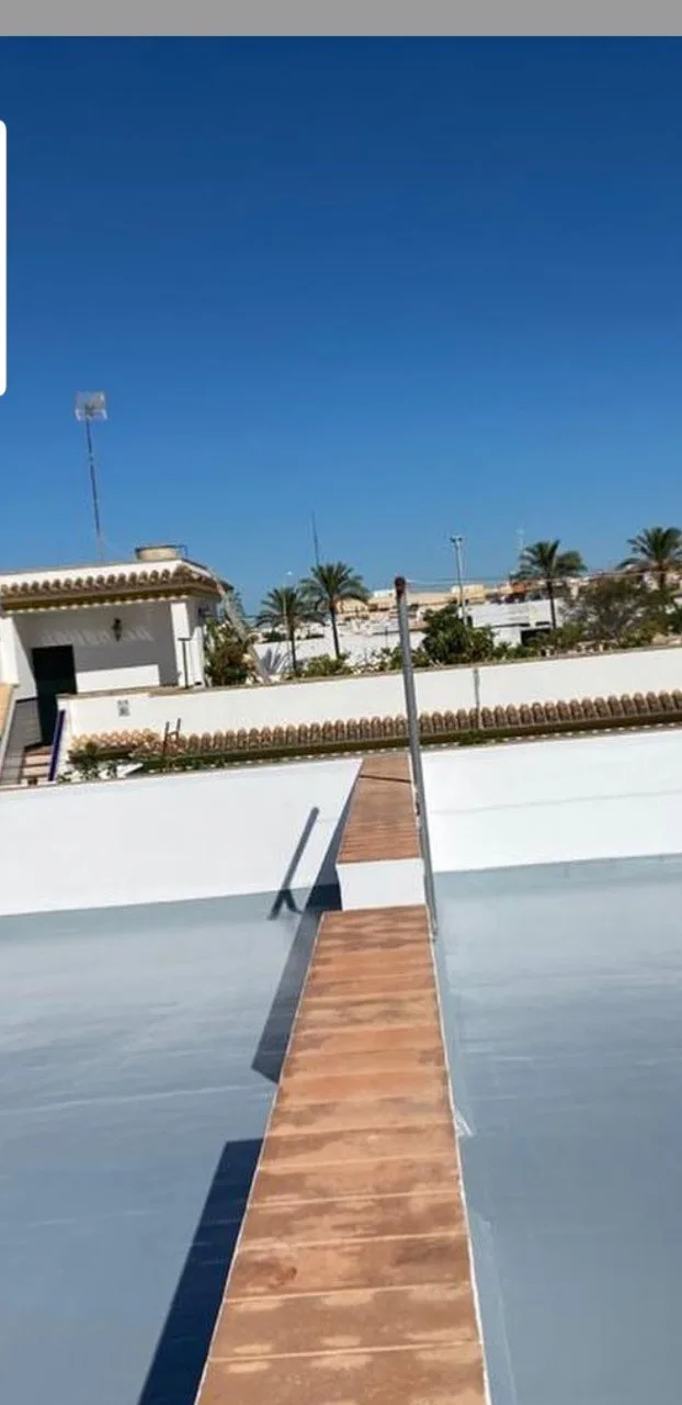 Impermeabilización líquida con membrana de poliuretano armada — foto 6