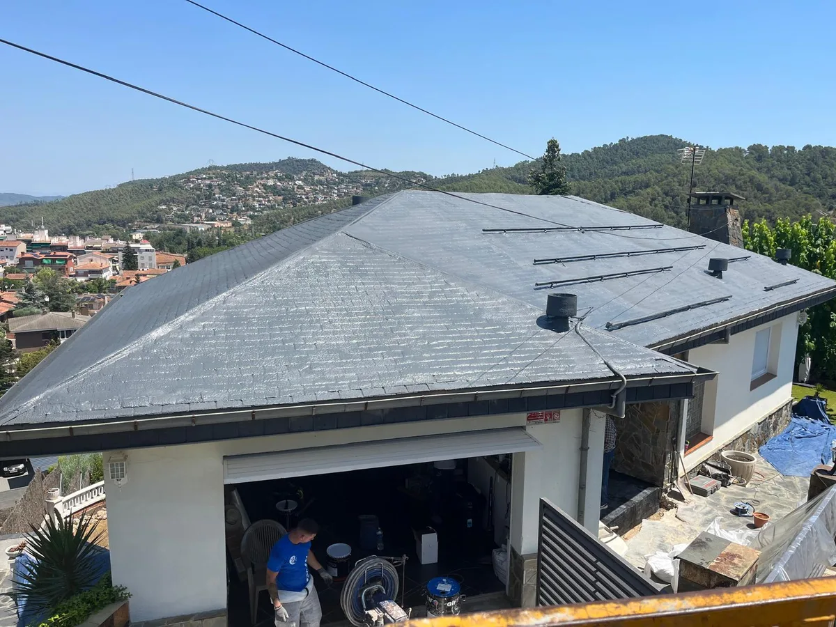 Rehabilitación de cubierta de pizarra en Sant Cugat del Vallés — foto 5