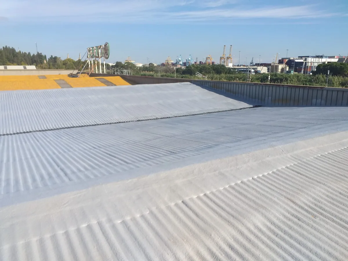 Rehabilitación de una cubierta galbanizada
