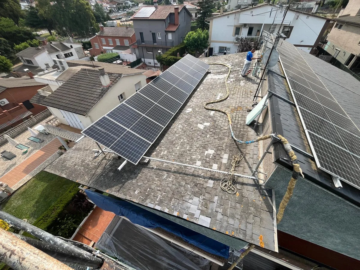 Rehabilitación térmica impermeable de un tejado — foto 2
