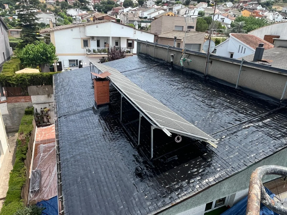 Rehabilitación térmica impermeable de un tejado — foto 4