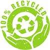 Icono 100% reciclado